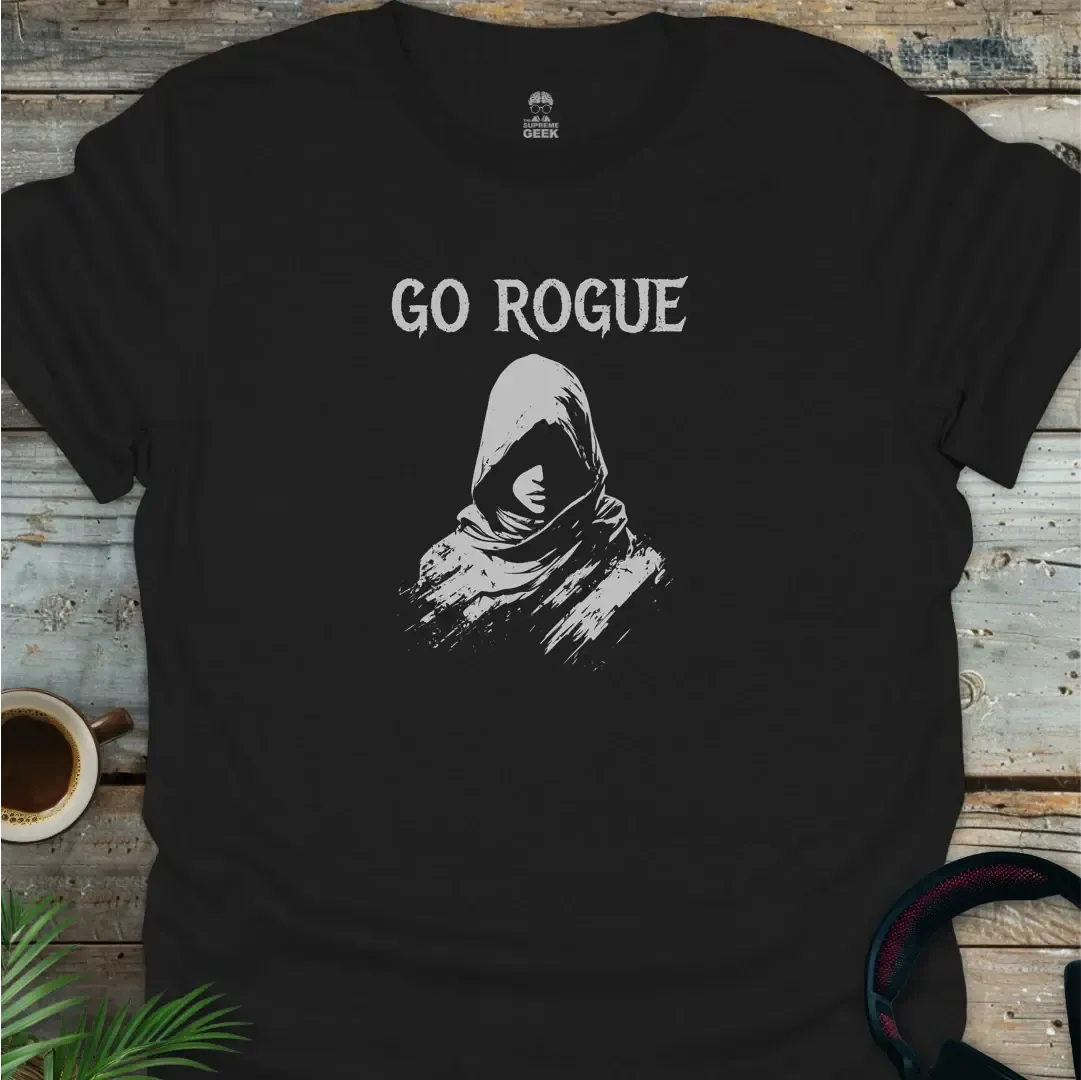 Go Rogue - Geek T-Shirt - Black