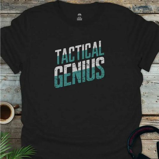 Tactical Genius - Geek T-Shirt - Black