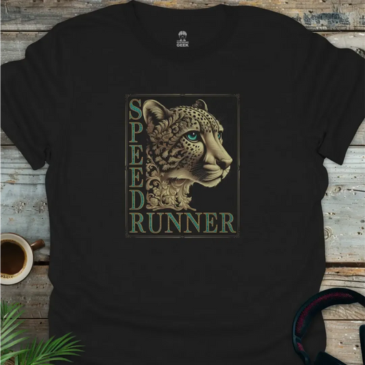 Speed Runner - Geek T-Shirt - Black