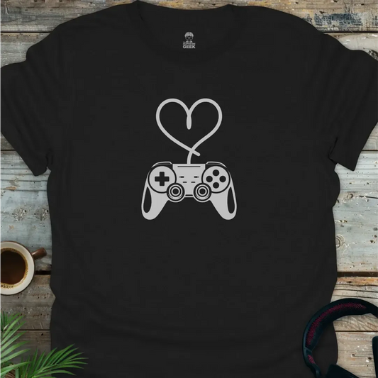 Control My Heart - Geek T-Shirt - Black