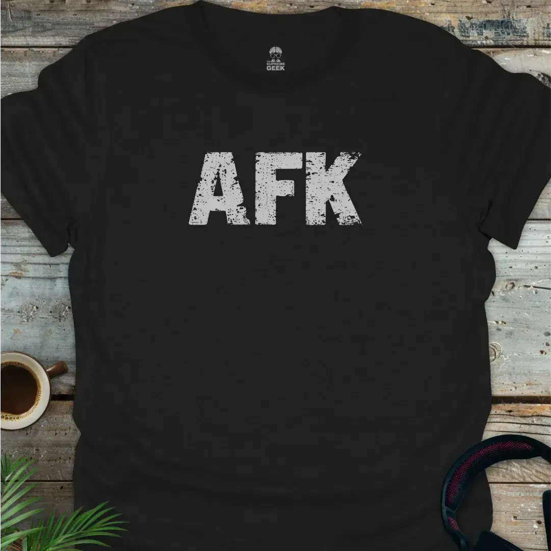 AFK - Geek T-Shirt - Black