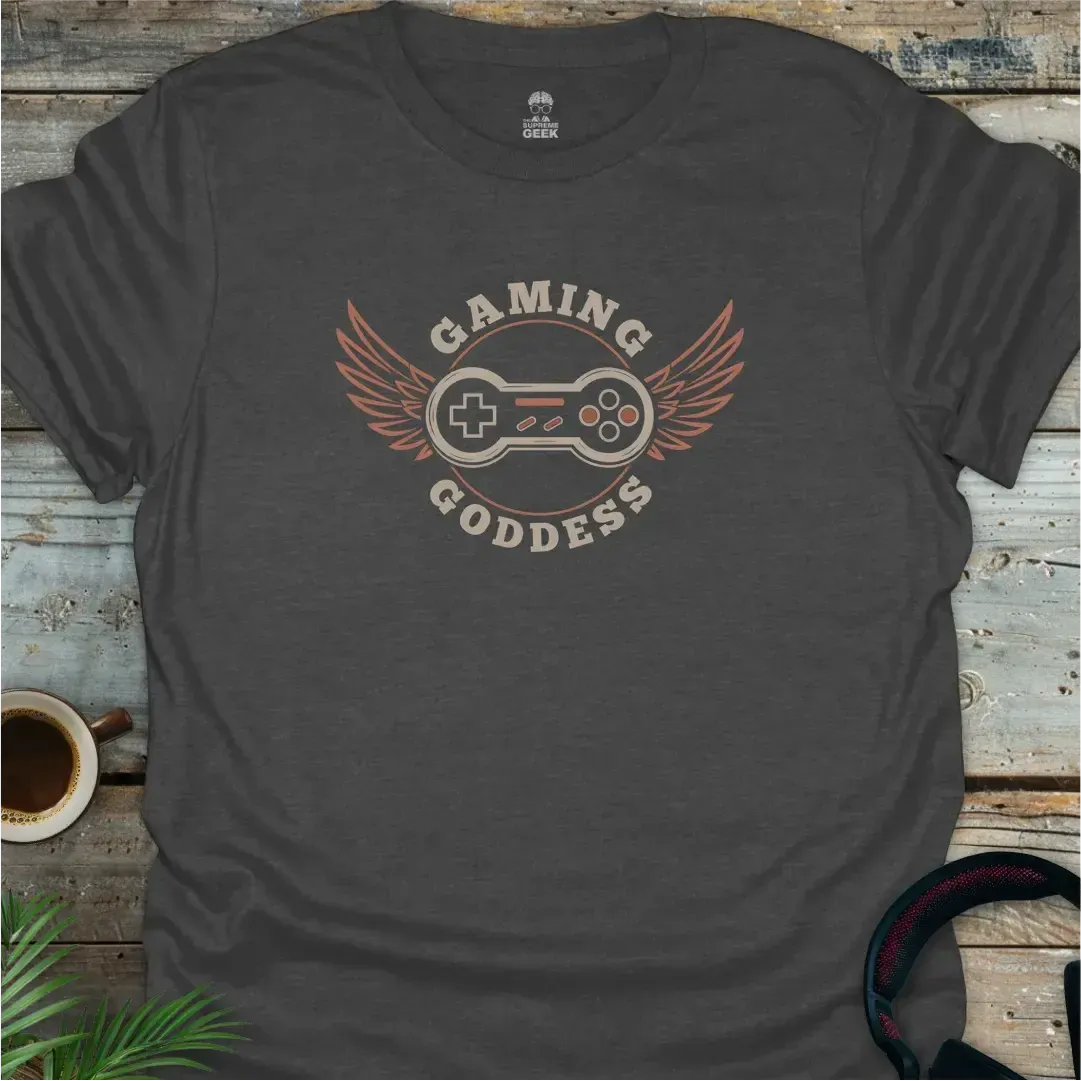 Gaming Goddess T-Shirt - Dark Heather