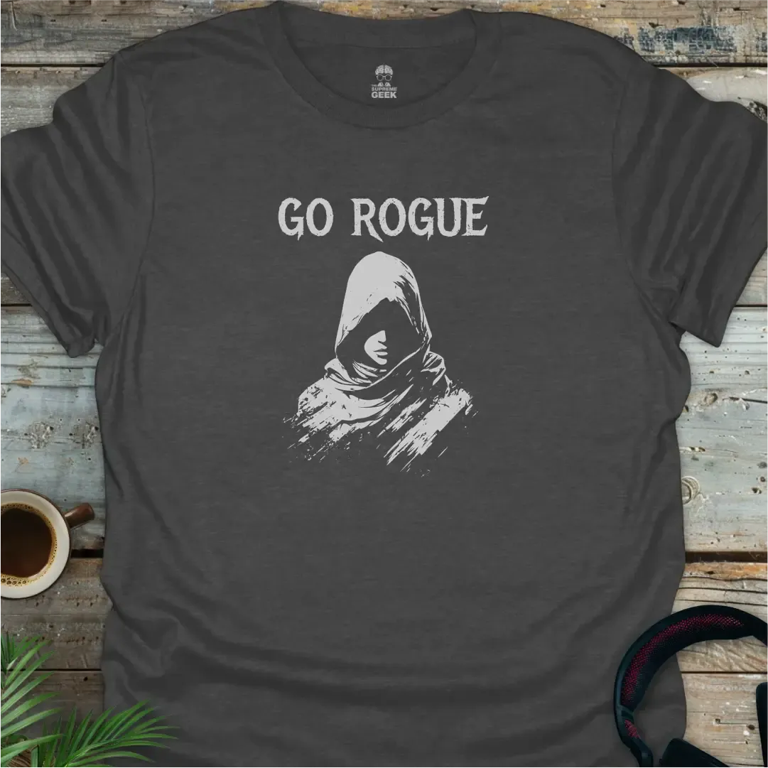Go Rogue - Geek T-Shirt - Dark Heather