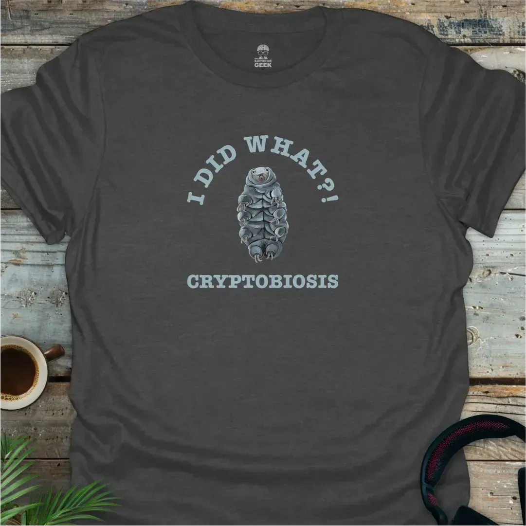 Tardigrade - Cryptobiosis - Geek T-Shirt - Dark Heather