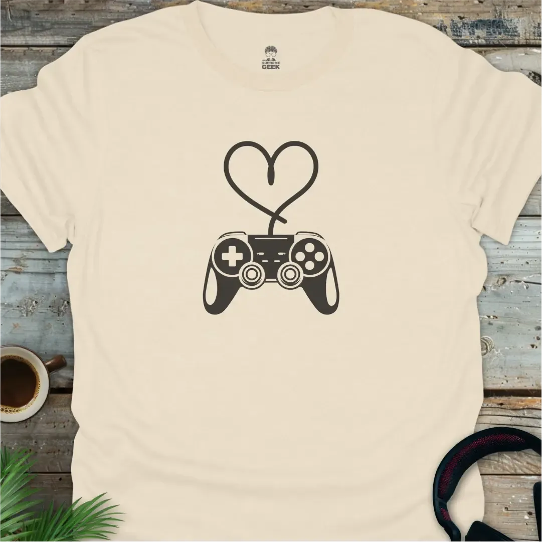 Control My Heart - Geek T-Shirt - Natural