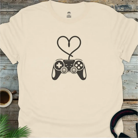 Control My Heart - Geek T-Shirt - Natural