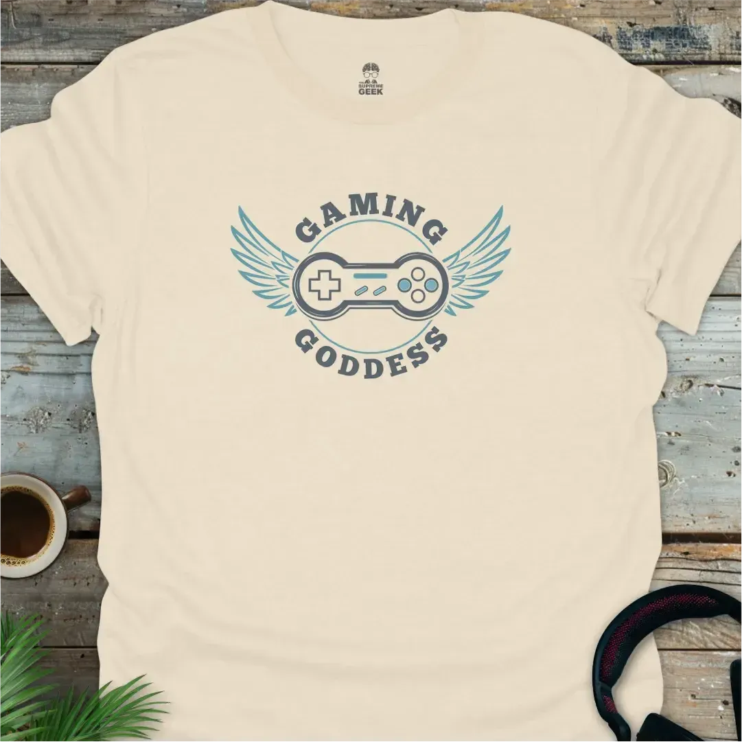 Gaming Goddess T-Shirt - Natural