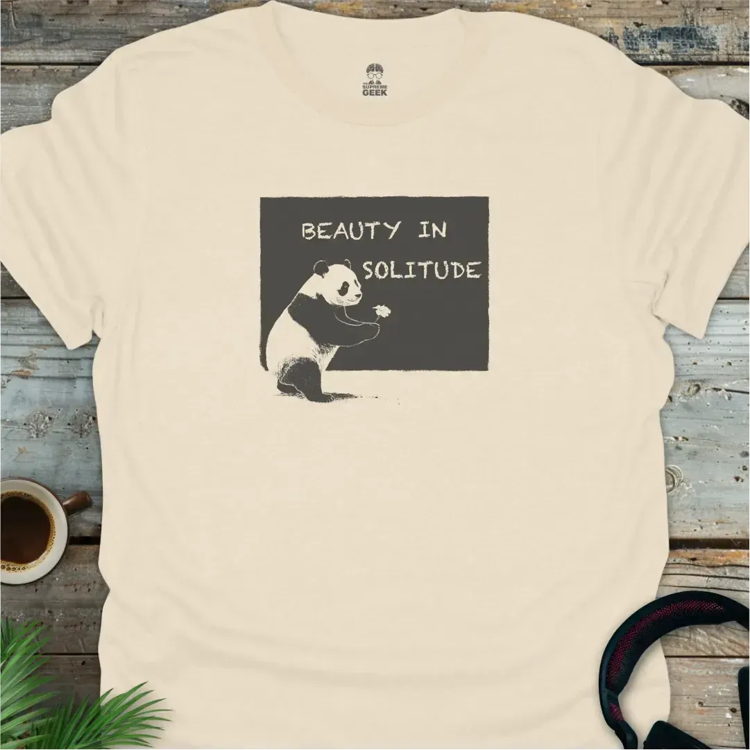 Beauty In Solitude - Geek T-Shirt - Natural