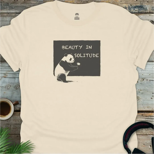 Beauty In Solitude - Geek T-Shirt - Natural