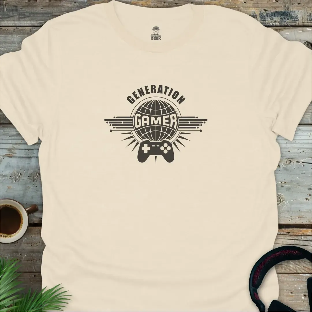 Generation Gamer T-Shirt - Natural