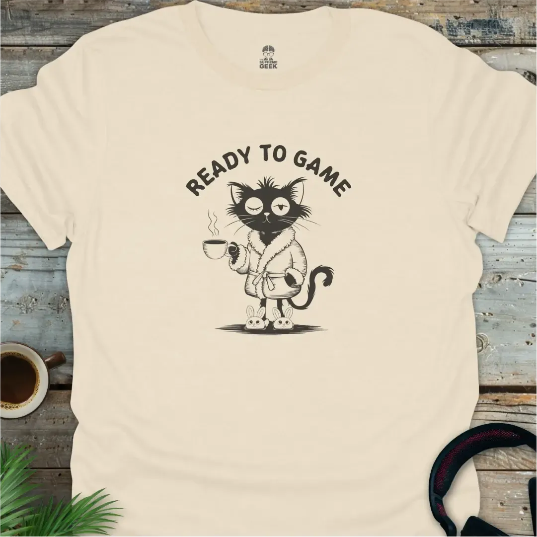 Ready to Game - Geek T-Shirt - Natural