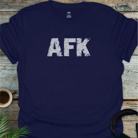 AFK - Geek T-Shirt - Navy