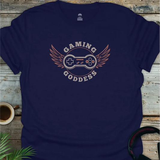 Gaming Goddess T-Shirt - Navy