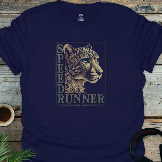 Speed Runner - Geek T-Shirt - Navy