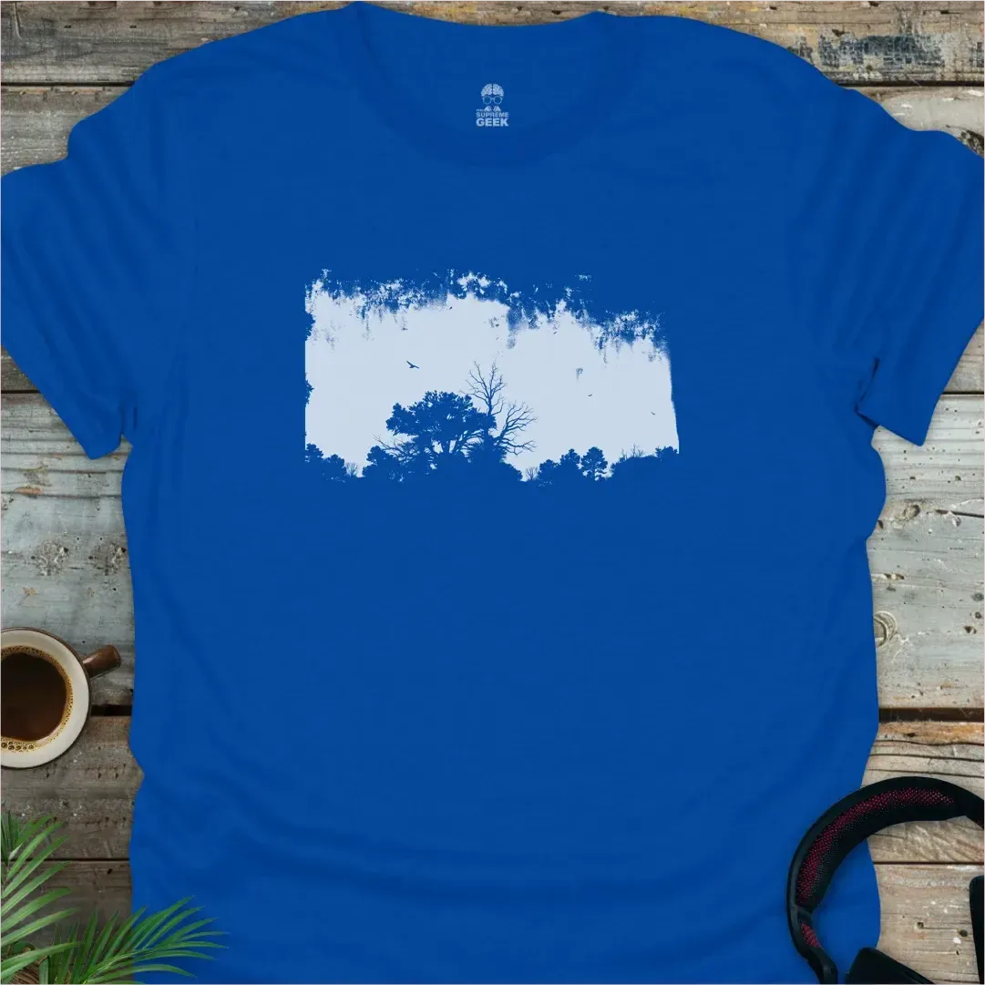 The Woods - Geek T-Shirt - Royal