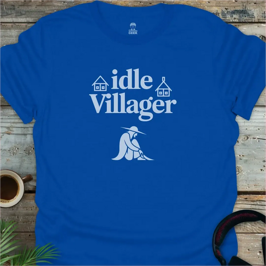 Idle Villager - Geek T-Shirt - Royal