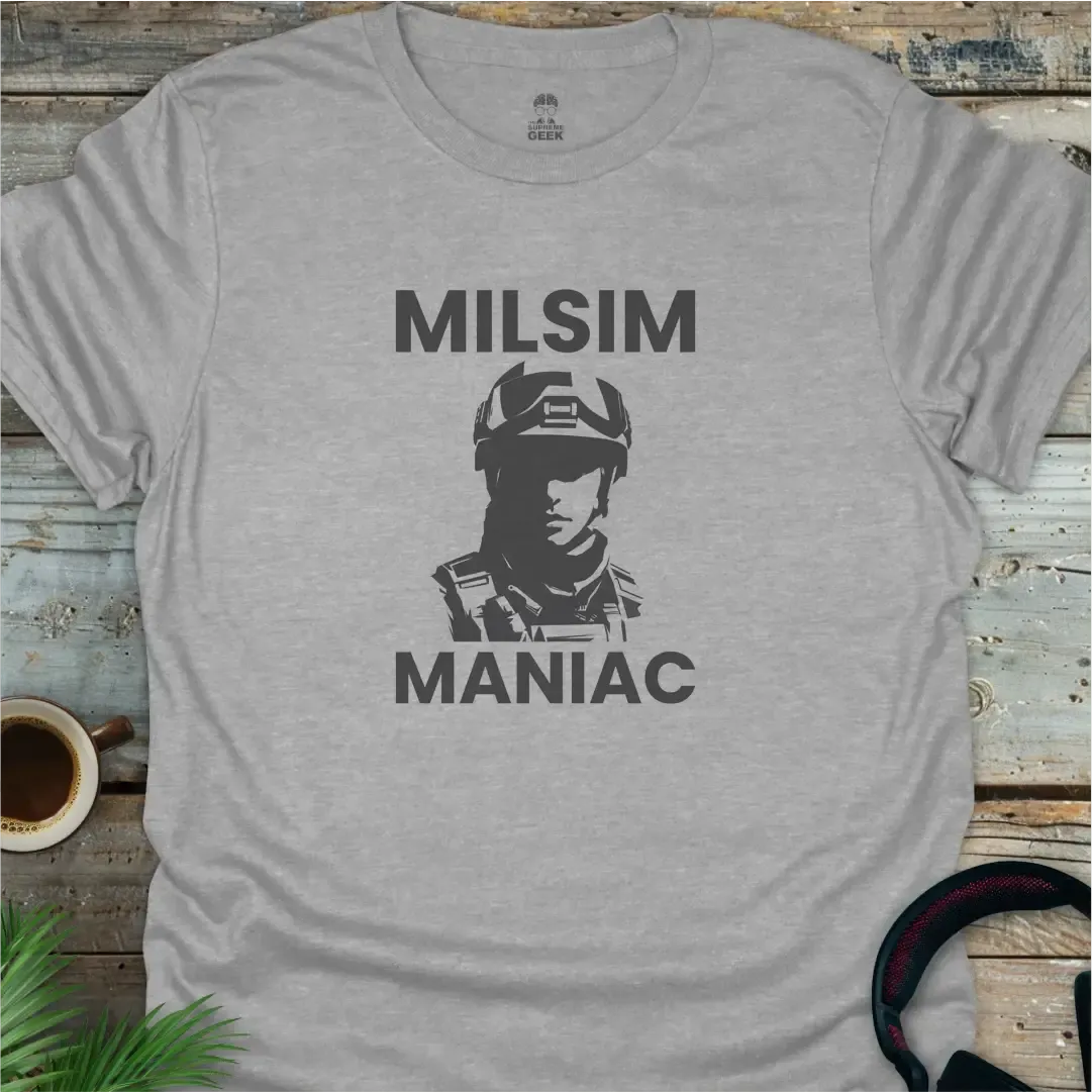 Milsim Maniac - Geek T-Shirt - Sport Grey