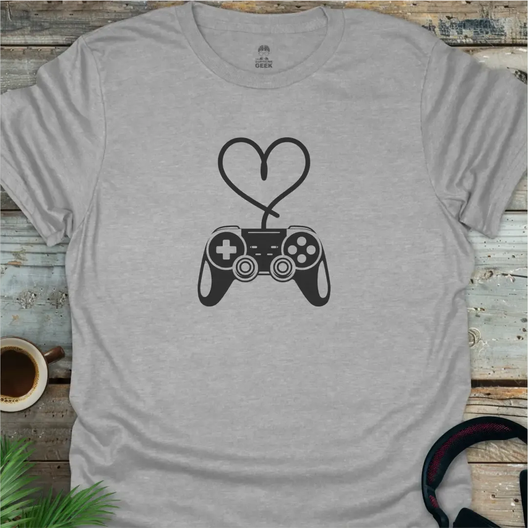 Control My Heart - Geek T-Shirt - Sport Grey