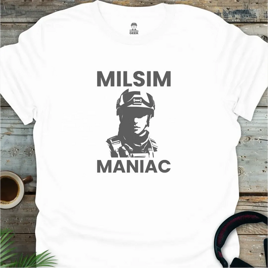 Milsim Maniac - Geek T-Shirt - White