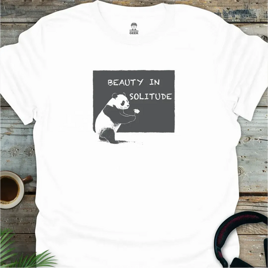Beauty In Solitude - Geek T-Shirt - White