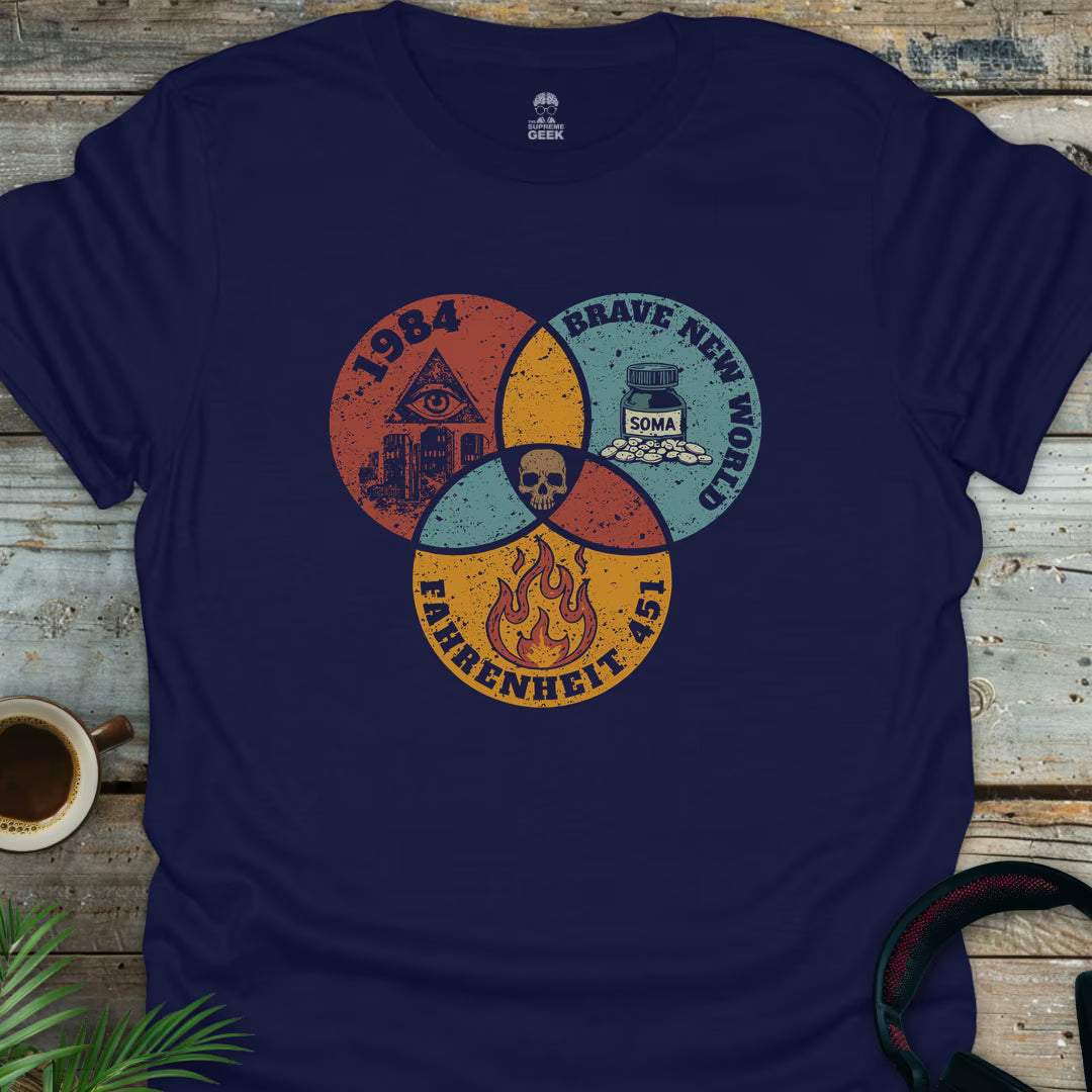 Dystopian Now - Geek T-Shirt - Navy