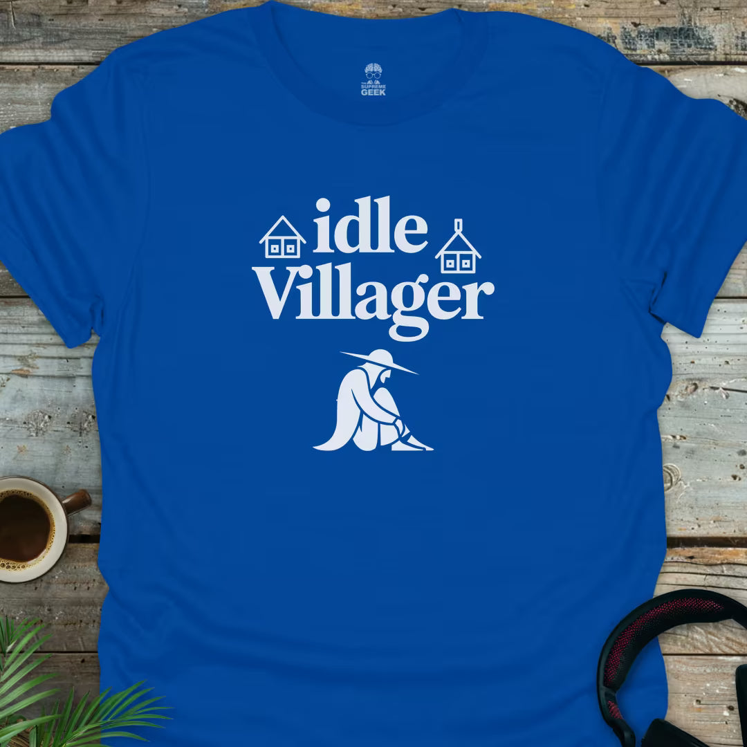 Idle Villager - Geek T-Shirt - Royal
