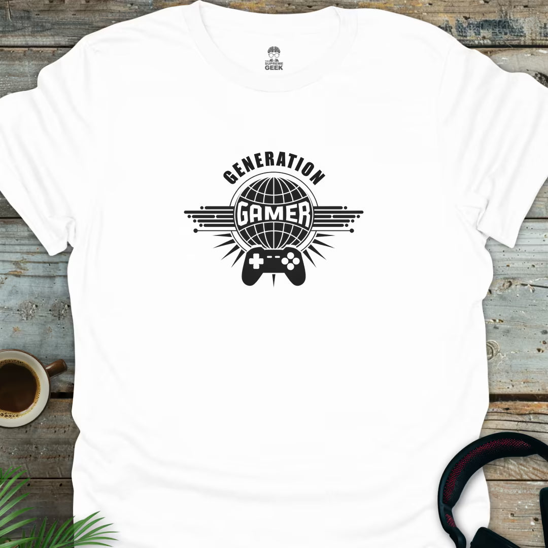 Generation Gamer T-Shirt - White