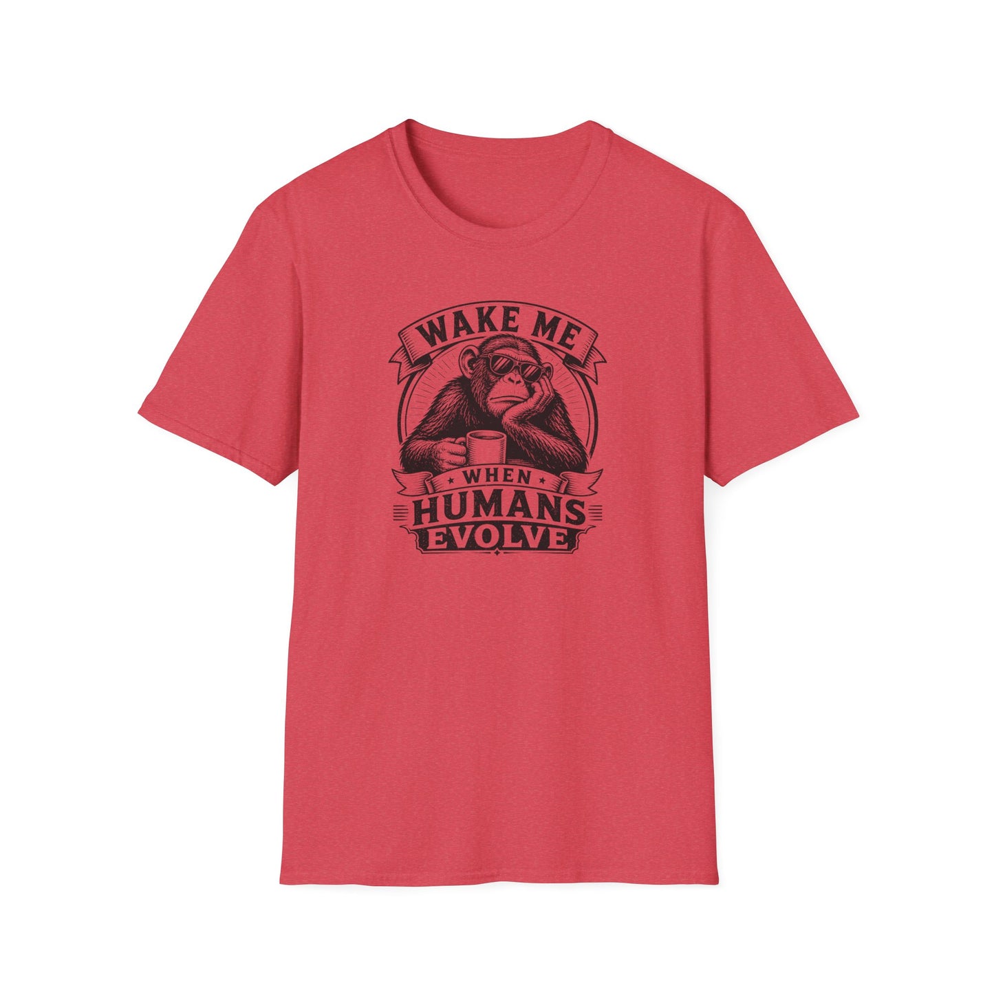 Wake Me When Humans Evolve - Geek T-Shirt