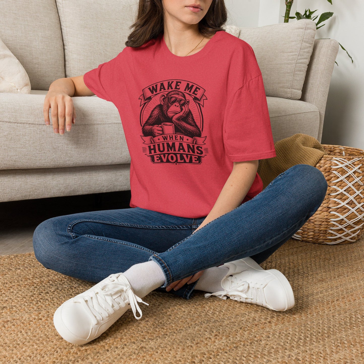 Wake Me When Humans Evolve - Geek T-Shirt