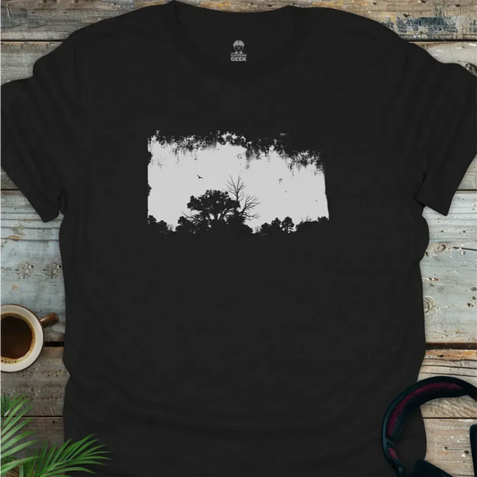 The Woods - Geek T-Shirt - Black