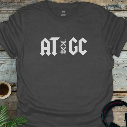 ATGC (DNA) - Geek T-Shirt - Dark Heather