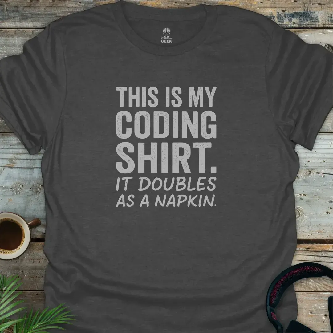 This Is My Coding Shirt - Coding Geek T-Shirt - Dark Heather