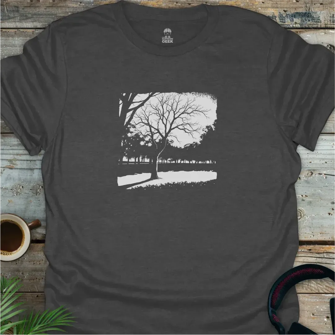 The Park - Geek T-Shirt - Dark Heather