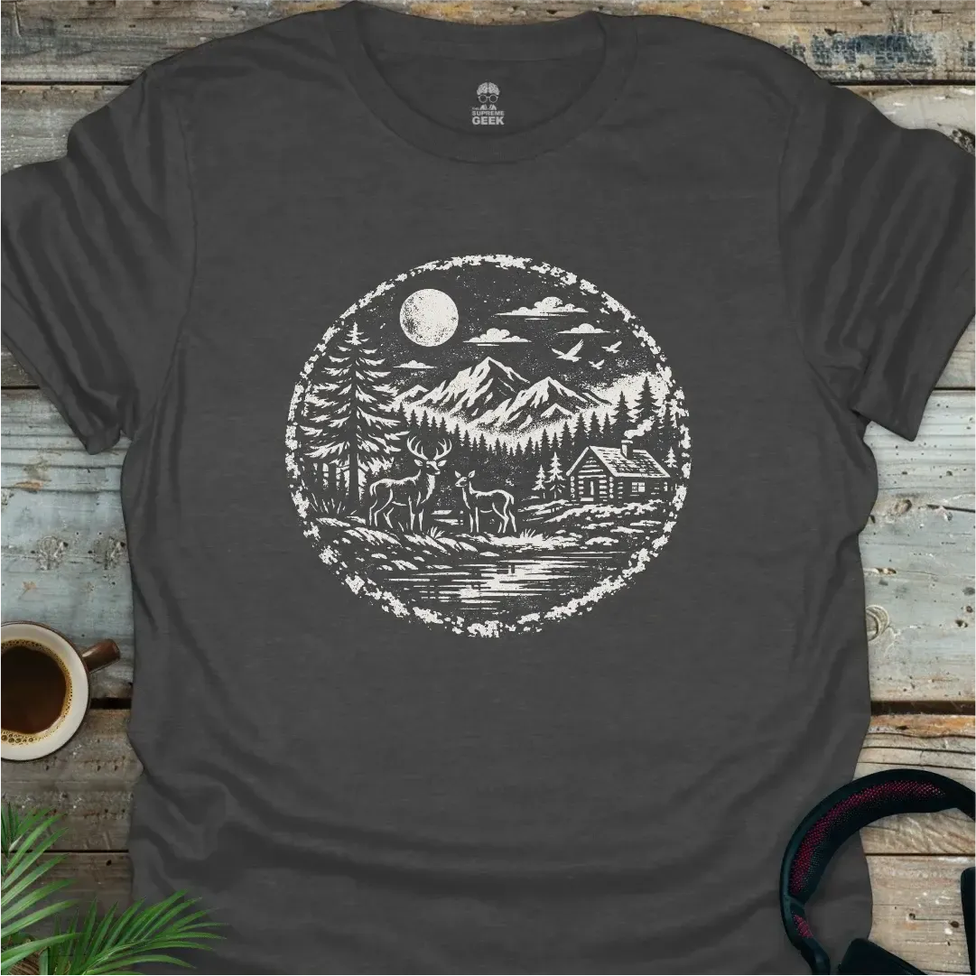 Cabin In The Woods - Geek T-Shirt - Dark Heather