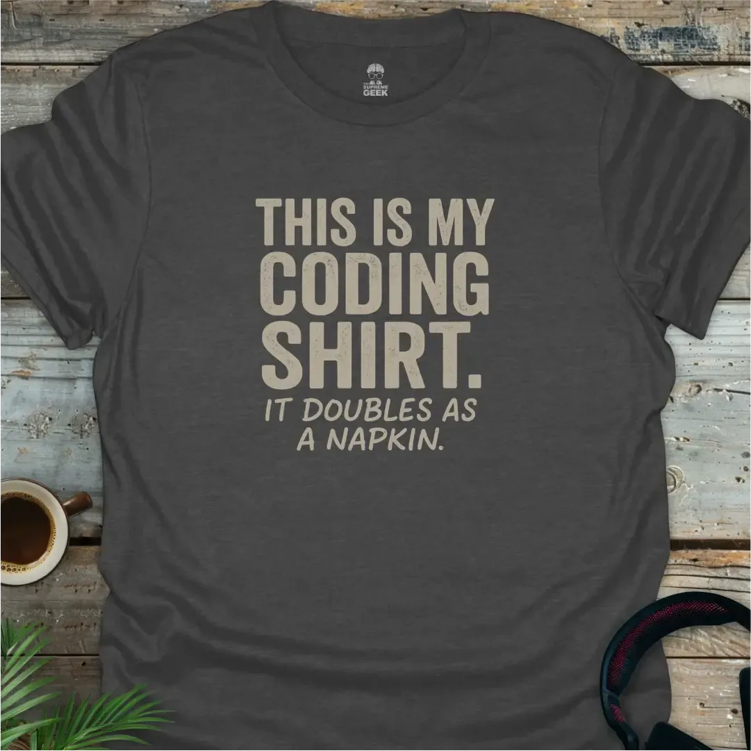 This Is My Coding Shirt - Geek T-Shirt - Dark Heather