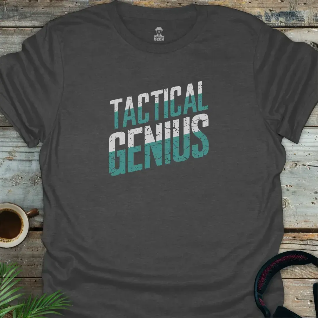 Tactical Genius - Geek T-Shirt - Dark Heather