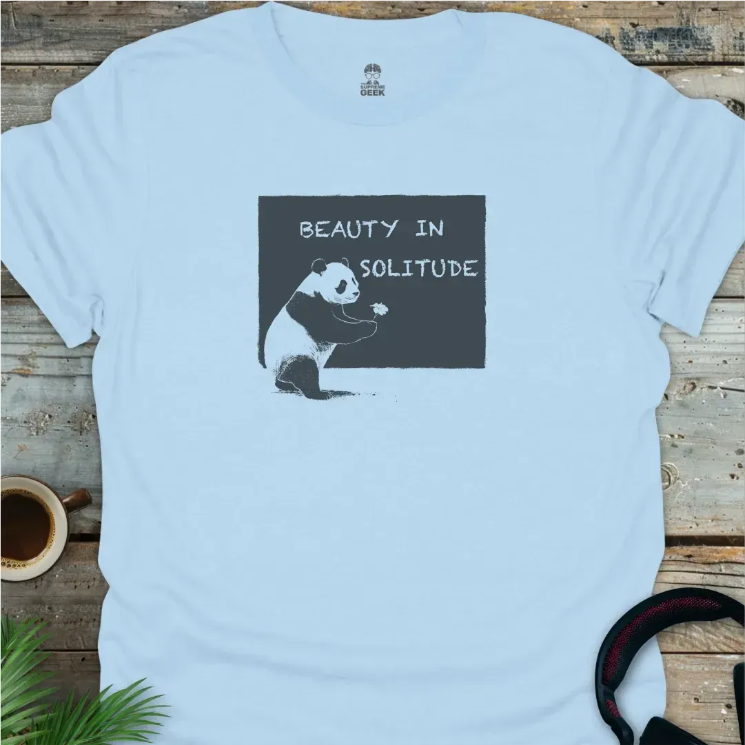 Beauty In Solitude - Geek T-Shirt - Light Blue