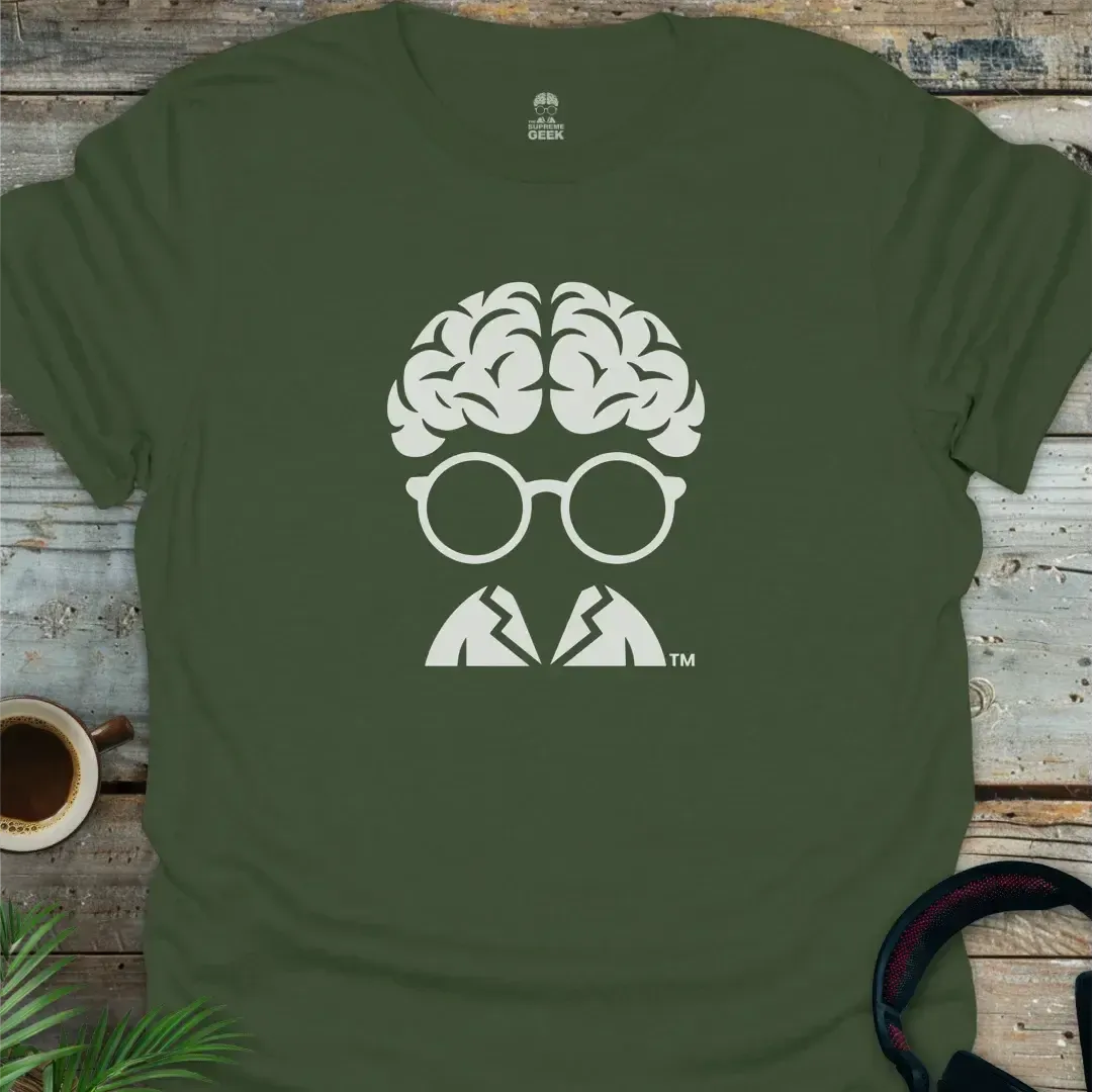 The Supreme Geek - Geek T-Shirt - Military Green