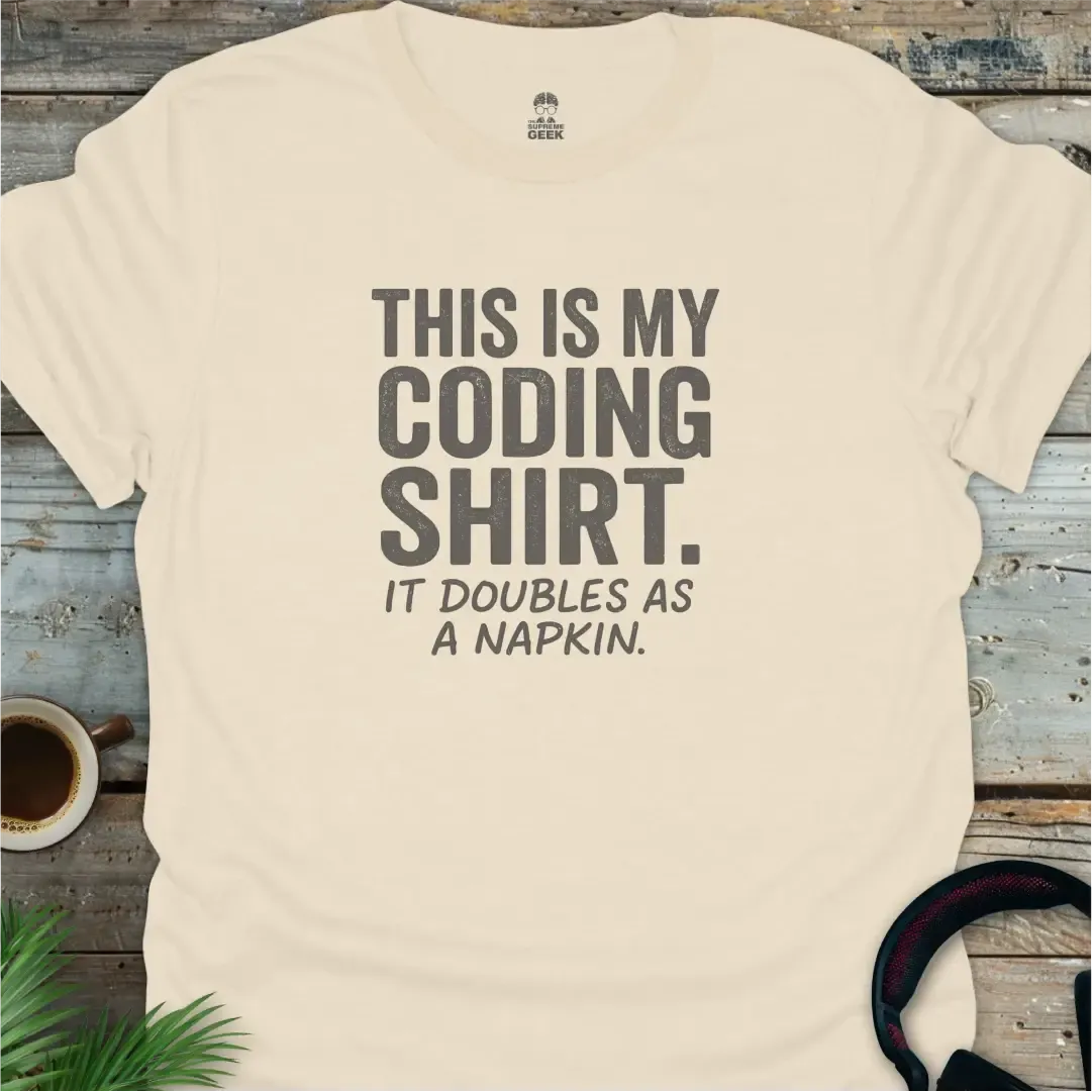 This Is My Coding Shirt - Geek T-Shirt - Natural