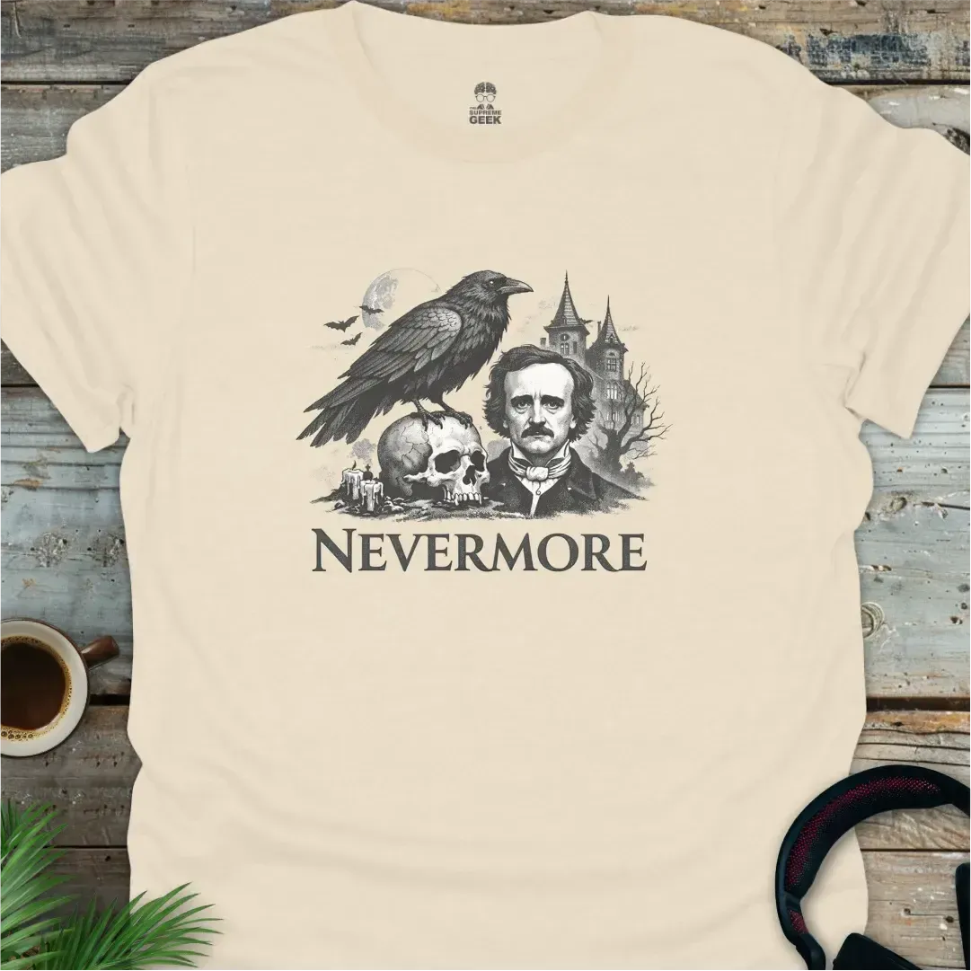 Nevermore - Geek T-Shirt - Natural