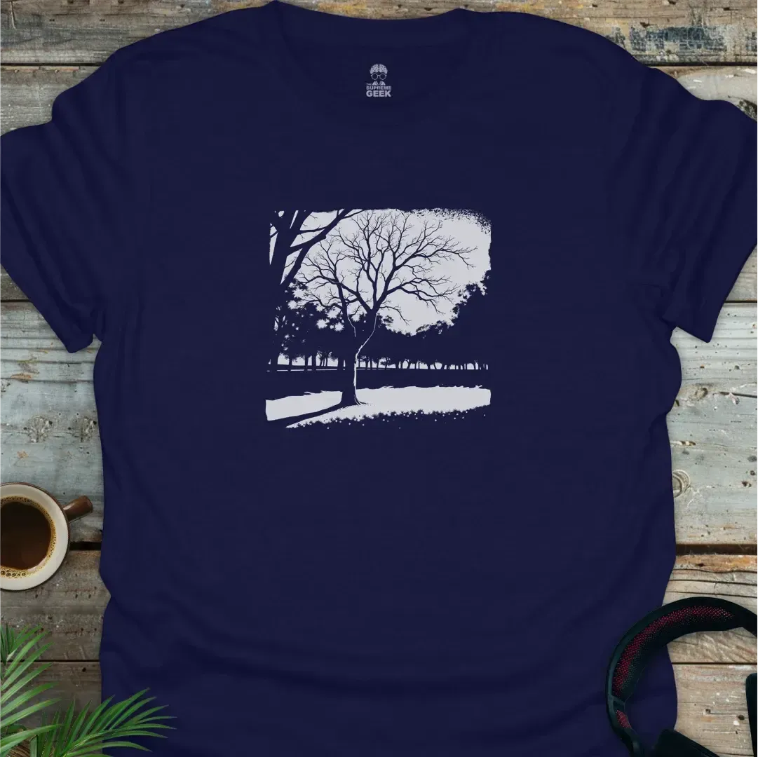 The Park - Geek T-Shirt - Navy