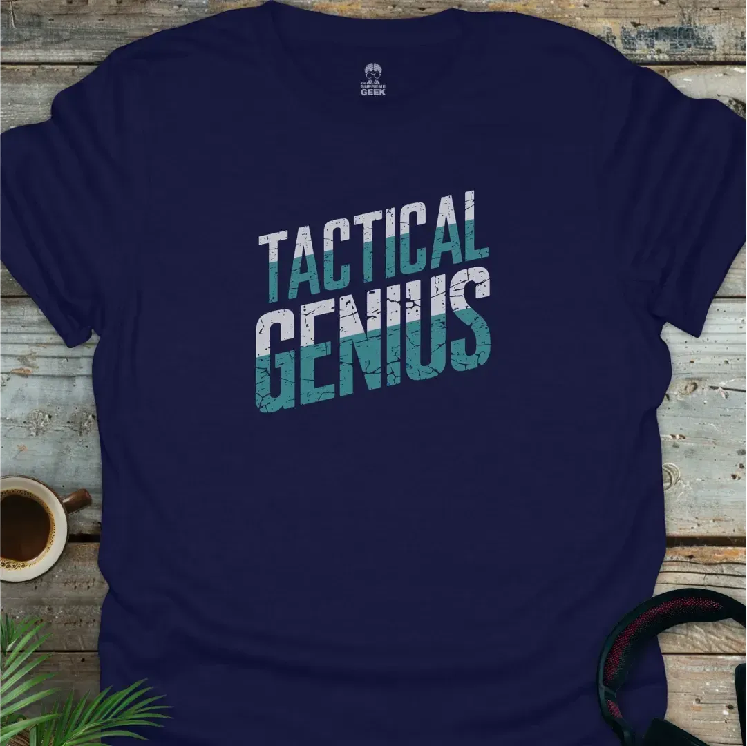 Tactical Genius - Geek T-Shirt - Navy