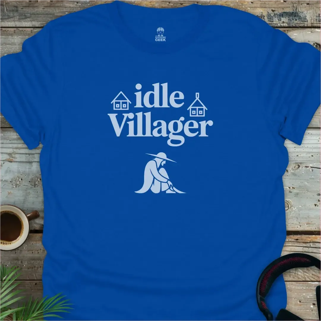 Idle Villager - Geek T-Shirt - Royal