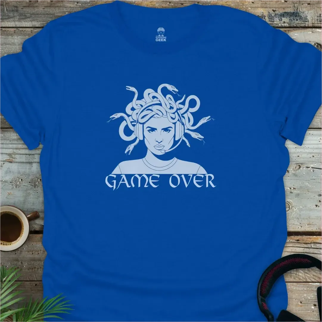 Game Over - Medusa - Geek T-Shirt - Royal