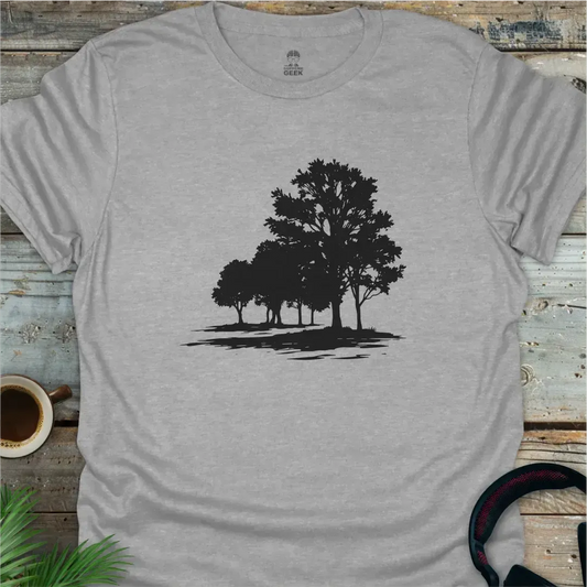The Suggestion Of Trees - Geek T-Shirt - Sport Grey