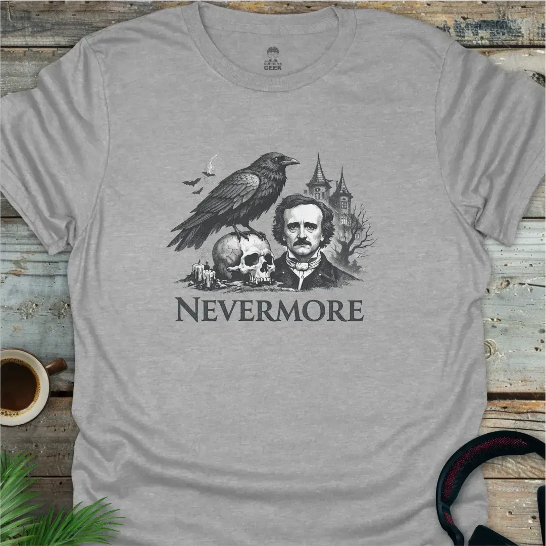 Nevermore - Geek T-Shirt - Sport Grey