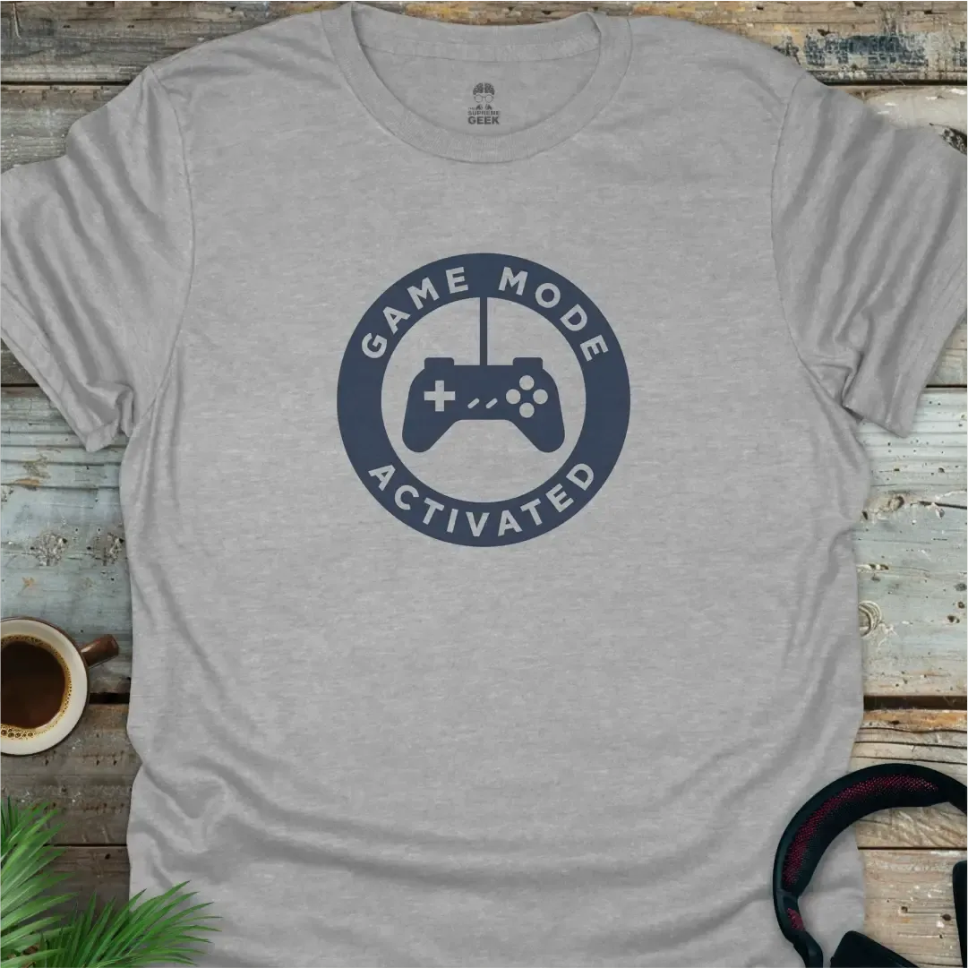 Game Mode Activated - Geek T-Shirt - Sport Grey