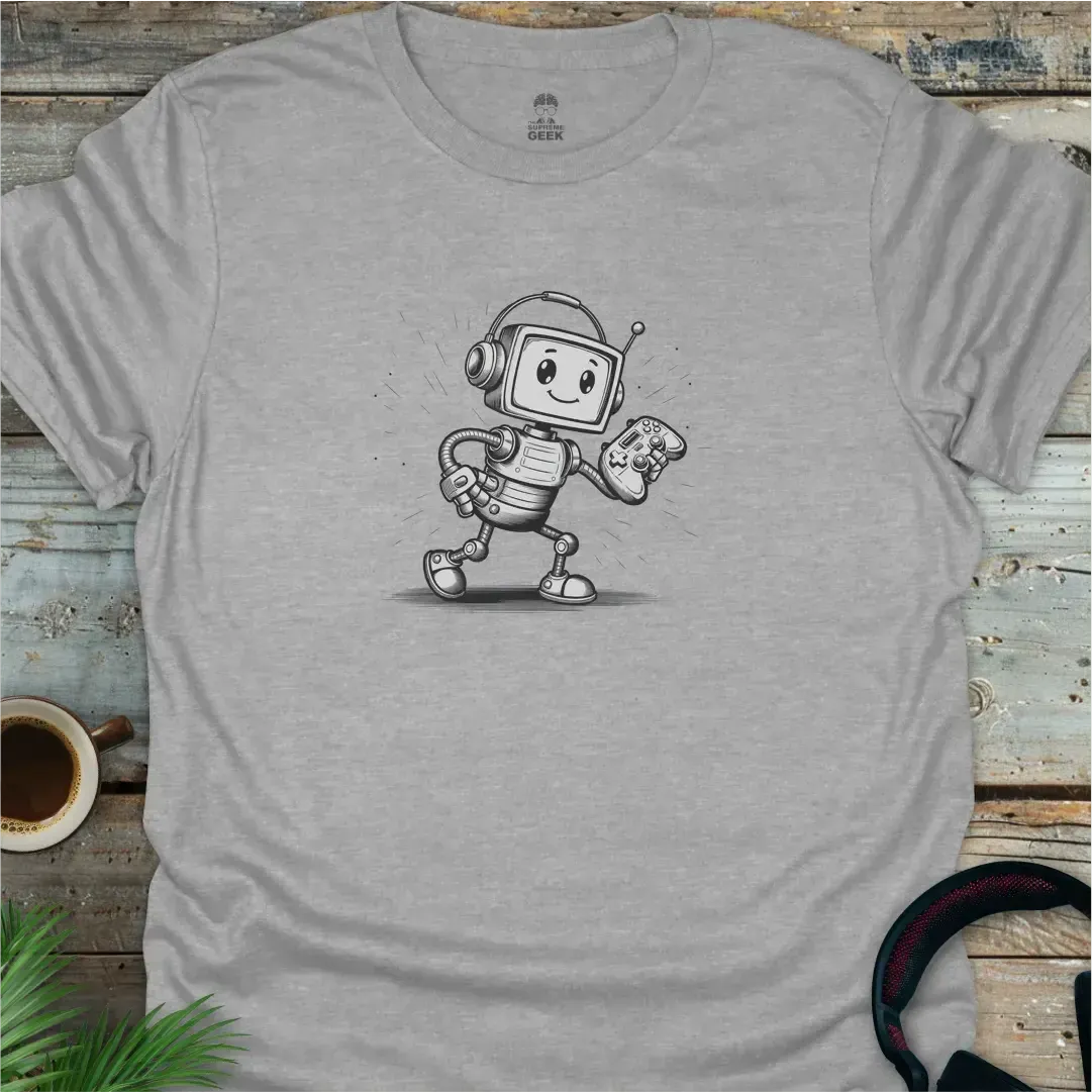 Gametron - Geek T-Shirt - Sport Grey
