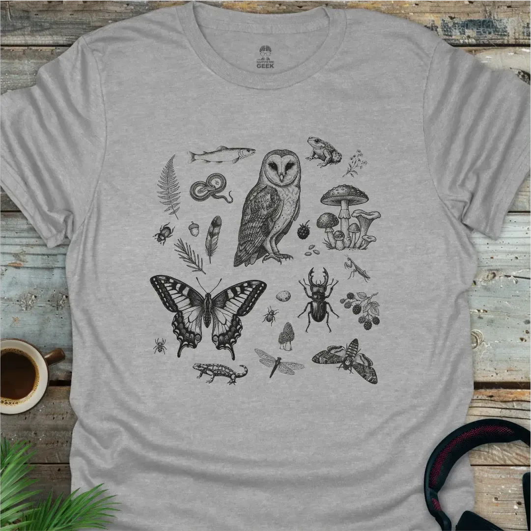 Woodland Creatures– Geek T-Shirt -