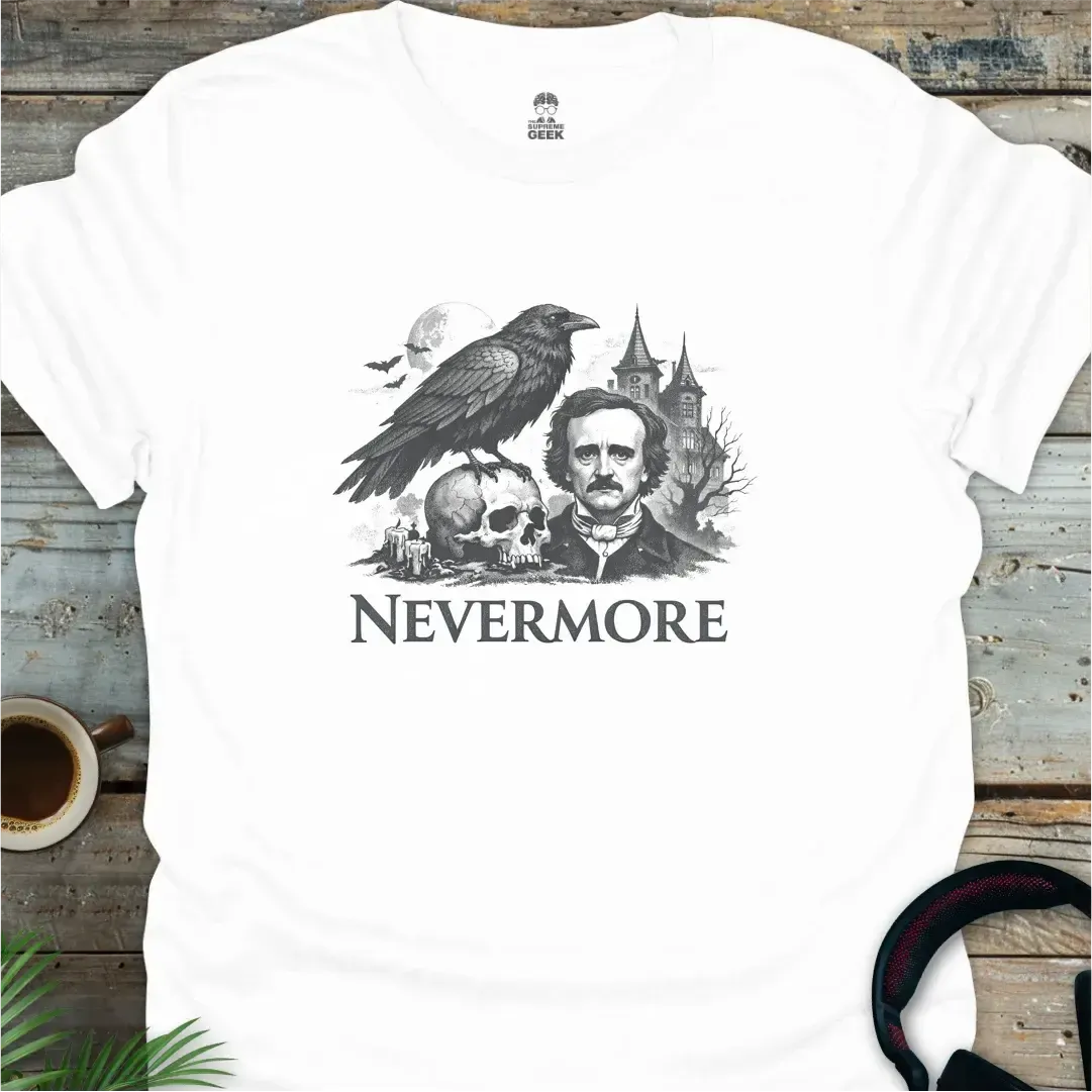 Nevermore - Geek T-Shirt - White